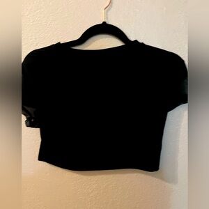 NWOT SHEIN X black crop top